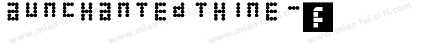 aunchanted thine字体转换